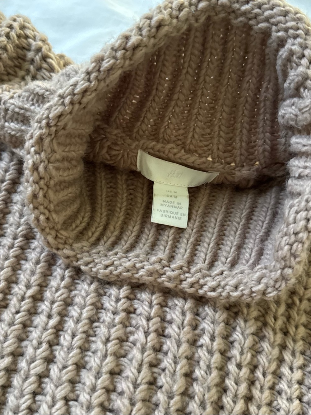 H&M Ribbed High-Neck Sweater - Picture 2 of 2